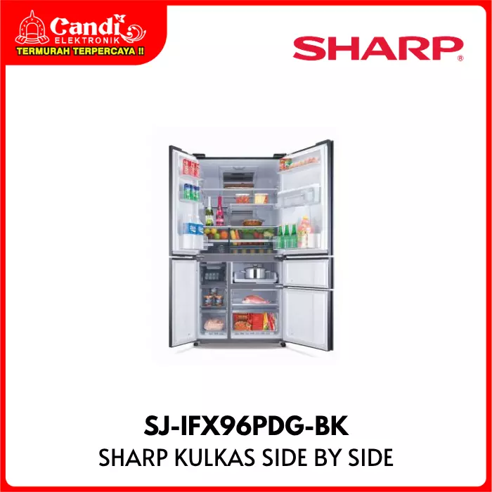 KULKAS SIDE BY SIDE SHARP